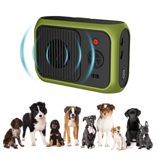 WUGEIN Antibell für Hunde,Ultraschall-Gerät zur Kontrolle von Bellen,3 Frequenzstufen Sonic Anti Bell,Wiederaufladbare Hundebell-Kontrolle im Innen Außenbereich,mit LED-Licht,Anti-Bell-Mittel Hunde WUGEIN Antibell für Hunde,Ultraschall-Gerät zur Kontrolle von Bellen,3 Frequenzstufen Sonic Anti Bell,Wiederaufladbare Hundebell-Kontrolle im Innen Außenbereich,mit LED-Licht,Anti-Bell-Mittel Hunde von WUGEIN