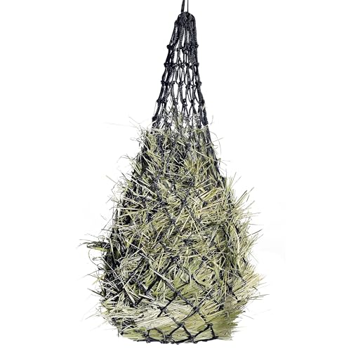 Heunetz Pferde, Heunetz für Pferde engmaschiges Heunetz 130 x 60cm engmaschig 5 x 5cm, Artgerechte Fütterung verbessert Verdauung & Wohlbefinden der Tiere Heu Gras Futternetz Heusack 9kg Füllgewicht Heunetz Pferde, Heunetz für Pferde engmaschiges Heunetz 130 x 60cm engmaschig 5 x 5cm, Artgerechte Fütterung verbessert Verdauung & Wohlbefinden der Tiere Heu Gras Futternetz Heusack 9kg Füllgewicht von WUISOLQP