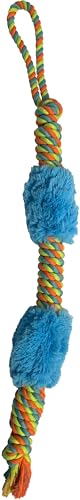 WUNDAPETS HEM & BOO Rope Zerrspielzeug mit Fell für Hunde und Welpen, langlebig, robust, 76 x 7 x 4 cm WUNDAPETS HEM & BOO Rope Zerrspielzeug mit Fell für Hunde und Welpen, langlebig, robust, 76 x 7 x 4 cm von WUNDAPETS