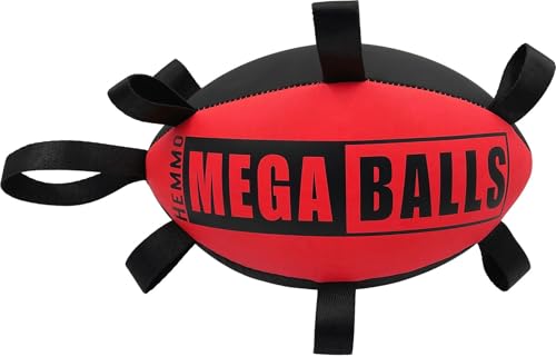 WUNDAPETS Hem & Boo Pick Me Up Rugby-Mega-Ball, Hundespielzeug, interaktives Zerren, für drinnen und draußen, 24 cm, verschiedene Farben WUNDAPETS Hem & Boo Pick Me Up Rugby-Mega-Ball, Hundespielzeug, interaktives Zerren, für drinnen und draußen, 24 cm, verschiedene Farben von WUNDAPETS