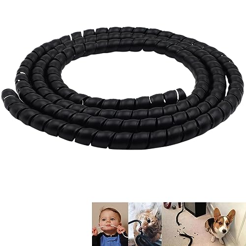 Kabelschutz für Katzen und Hunde, 5 m, schützt Ihre Haustiere vor dem Kauen durch isolierte Kabel, 5 m Gesamtbreite 10 mm ,1 Stück/Packung Kabelschutz für Katzen und Hunde, 5 m, schützt Ihre Haustiere vor dem Kauen durch isolierte Kabel, 5 m Gesamtbreite 10 mm ,1 Stück/Packung von WURTON