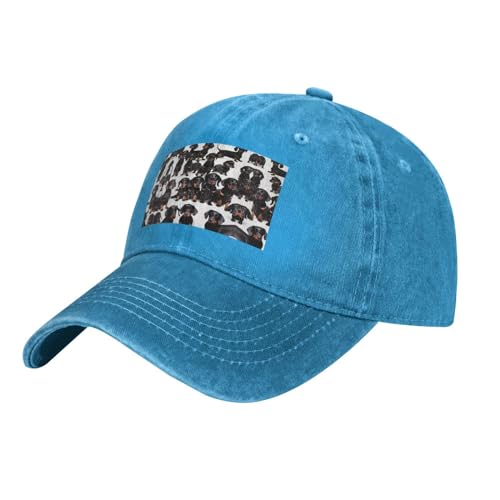 Wurton Baseballkappe mit Dackel-Motiv, Unisex, modisch, für Vatertag, Ostern Wurton Baseballkappe mit Dackel-Motiv, Unisex, modisch, für Vatertag, Ostern von WURTON
