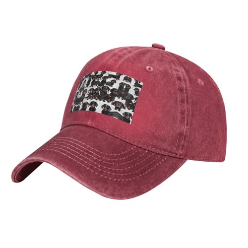 Wurton Baseballkappe mit Dackel-Motiv, Unisex, modisch, für Vatertag, Ostern Wurton Baseballkappe mit Dackel-Motiv, Unisex, modisch, für Vatertag, Ostern von WURTON