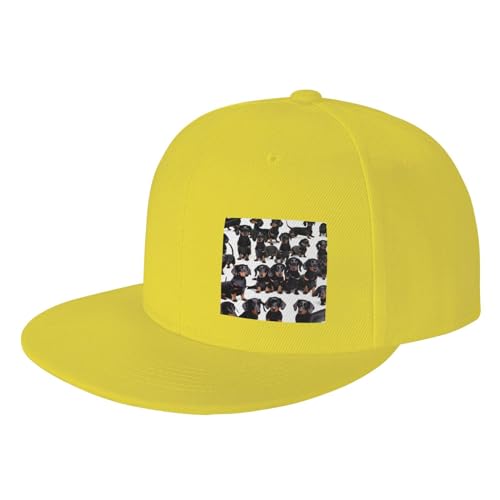 Wurton Baseballkappe mit Dackel-Motiv, für alle Jahreszeiten, verstellbar, stilvoll, Hip-Hop-Mütze, Outdoor-Sport, Sonnenhut Wurton Baseballkappe mit Dackel-Motiv, für alle Jahreszeiten, verstellbar, stilvoll, Hip-Hop-Mütze, Outdoor-Sport, Sonnenhut von WURTON