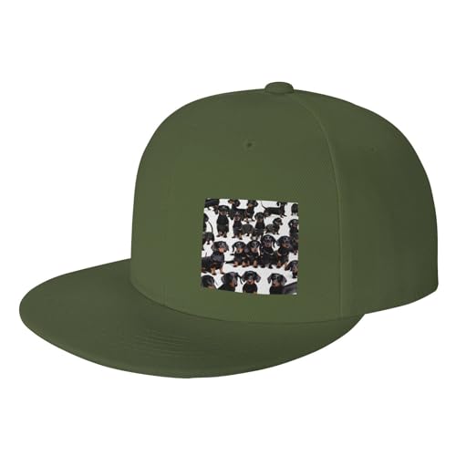 Wurton Baseballkappe mit Dackel-Motiv, für alle Jahreszeiten, verstellbar, stilvoll, Hip-Hop-Mütze, Outdoor-Sport, Sonnenhut Wurton Baseballkappe mit Dackel-Motiv, für alle Jahreszeiten, verstellbar, stilvoll, Hip-Hop-Mütze, Outdoor-Sport, Sonnenhut von WURTON