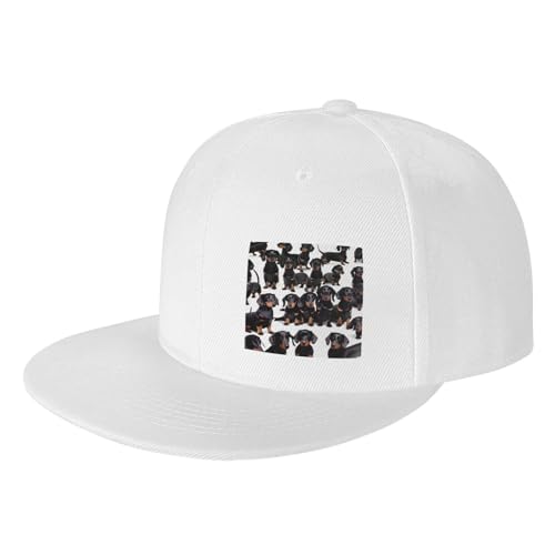 Wurton Baseballkappe mit Dackel-Motiv, für alle Jahreszeiten, verstellbar, stilvoll, Hip-Hop-Mütze, Outdoor-Sport, Sonnenhut Wurton Baseballkappe mit Dackel-Motiv, für alle Jahreszeiten, verstellbar, stilvoll, Hip-Hop-Mütze, Outdoor-Sport, Sonnenhut von WURTON