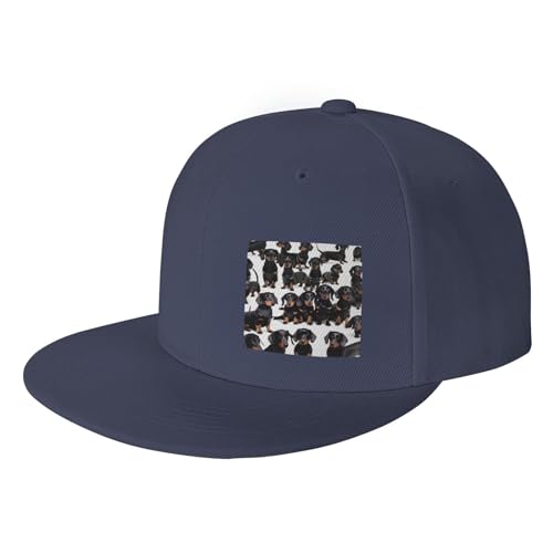 Wurton Baseballkappe mit Dackel-Motiv, für alle Jahreszeiten, verstellbar, stilvoll, Hip-Hop-Mütze, Outdoor-Sport, Sonnenhut Wurton Baseballkappe mit Dackel-Motiv, für alle Jahreszeiten, verstellbar, stilvoll, Hip-Hop-Mütze, Outdoor-Sport, Sonnenhut von WURTON