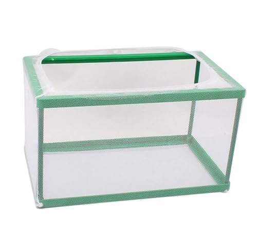 Faunarium Insektenbox 2 Packungen Mesh Fisch Braten Brüterei Züchter Box Trennung Net Schnecken Terrarium von WUTIANBAO