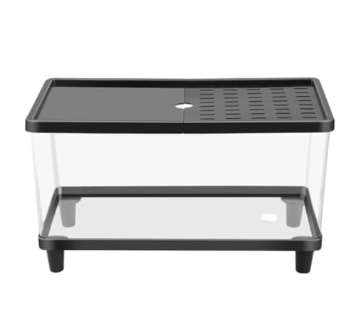 Faunarium Insektenbox Reptilien-Futterbox, Tierlebensraumkäfig for Bartagamen Schnecken Terrarium(40x21.5x23cm) von WUTIANBAO