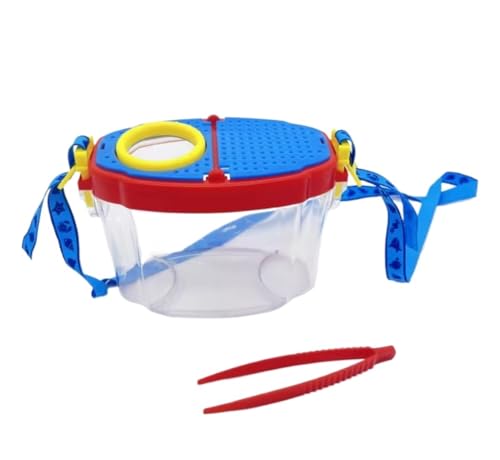 Faunarium Insektenbox Reptilienbehälterkoffer Reptilienaquariumtank for Den Transport Schnecken Terrarium(Blue) von WUTIANBAO