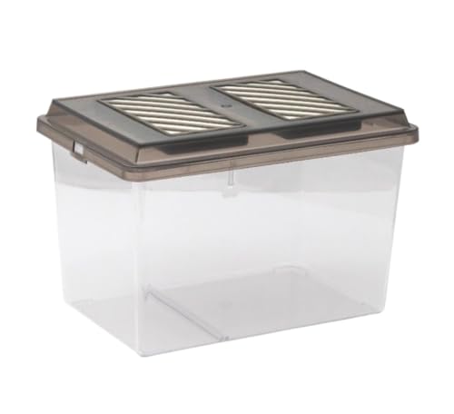 Faunarium Insektenbox Reptilienzuchtbox Aus Acryl for Vogelspinnen-Einsiedlerkrebse Schnecken Terrarium(228x150x155mm) von WUTIANBAO