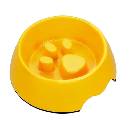 WUUISDNX Anti Choke Futternäpfe für Hunde, breite Anwendung, sicher und umweltfreundlich, langlebig, Futternapf für Welpen, verlangsamt das Fressen, Gelb, M WUUISDNX Anti Choke Futternäpfe für Hunde, breite Anwendung, sicher und umweltfreundlich, langlebig, Futternapf für Welpen, verlangsamt das Fressen, Gelb, M von WUUISDNX