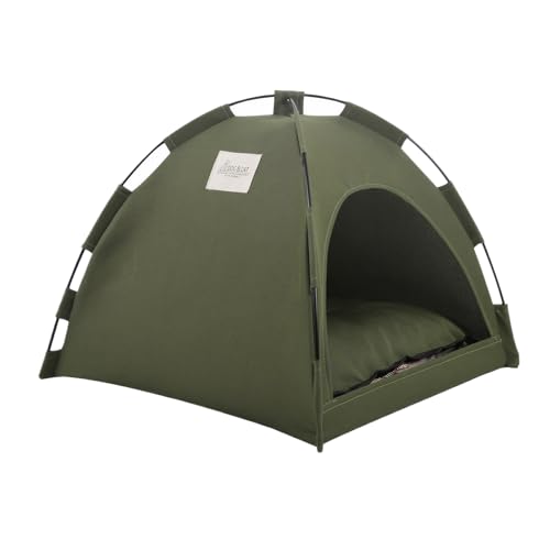 WUUISDNX Faltbarer, einfarbiger, minimalistischer Haustierkäfig, trocken und atmungsaktiv für Sommer, Camping, Stoff, faltbares Hunde und Katzennest im Freien, M WUUISDNX Faltbarer, einfarbiger, minimalistischer Haustierkäfig, trocken und atmungsaktiv für Sommer, Camping, Stoff, faltbares Hunde und Katzennest im Freien, M von WUUISDNX