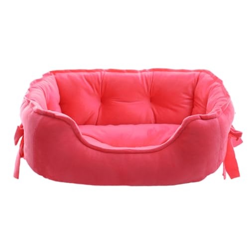 WUUISDNX Haustierbetten mit erhöhtem Rand bieten Halt und Sicherheit für Hunde. Haustierbetten. Hundebett aus weichem Polyester für Hundehütten, rosarot, L WUUISDNX Haustierbetten mit erhöhtem Rand bieten Halt und Sicherheit für Hunde. Haustierbetten. Hundebett aus weichem Polyester für Hundehütten, rosarot, L von WUUISDNX