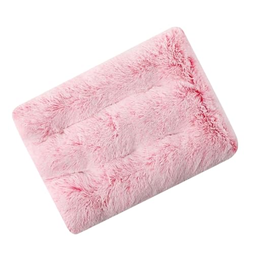 WUUISDNX Hundebettmatte für Haustiere – bequem und weich, langlebig und langlebig, gesundes und hygienisches Hundekäfigbett, Hundekissen, Farbverlauf Rosa, S WUUISDNX Hundebettmatte für Haustiere – bequem und weich, langlebig und langlebig, gesundes und hygienisches Hundekäfigbett, Hundekissen, Farbverlauf Rosa, S von WUUISDNX