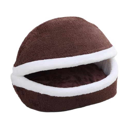WUUISDNX Kissen für Katzen, flauschig und atmungsaktiv für ultimativen Komfort, elastisches Haustierbett, Polyesterbett für Hunde, Welpenbett, Katzenbett, Kaffeefarbe WUUISDNX Kissen für Katzen, flauschig und atmungsaktiv für ultimativen Komfort, elastisches Haustierbett, Polyesterbett für Hunde, Welpenbett, Katzenbett, Kaffeefarbe von WUUISDNX