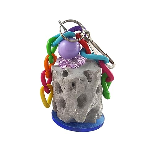 WUUISDNX Langlebiges Papageienspielzeug aus Kalziumstein. Müheloses ABS Backenstein Kauspielzeug, Schleifschnur, Vogel WUUISDNX Langlebiges Papageienspielzeug aus Kalziumstein. Müheloses ABS Backenstein Kauspielzeug, Schleifschnur, Vogel von WUUISDNX