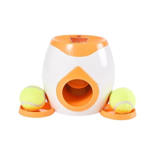 WUUISDNX Leicht zu reinigender Ballwerfer für Hunde, einfache Struktur, breite Anwendung, interaktive Spiel, Wurf und ABS Maschine, Orange WUUISDNX Leicht zu reinigender Ballwerfer für Hunde, einfache Struktur, breite Anwendung, interaktive Spiel, Wurf und ABS Maschine, Orange von WUUISDNX