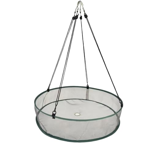 WUUISDNX Outdoor Vogel Catcher Tablett Hängen Hoop Tablett Für Kolibri Feeder Vogel Samen Catcher Für Vogel Feeder, grau, Sutra 50.8, 50.8 cm – 10 cm (1 Satz) von WUUISDNX