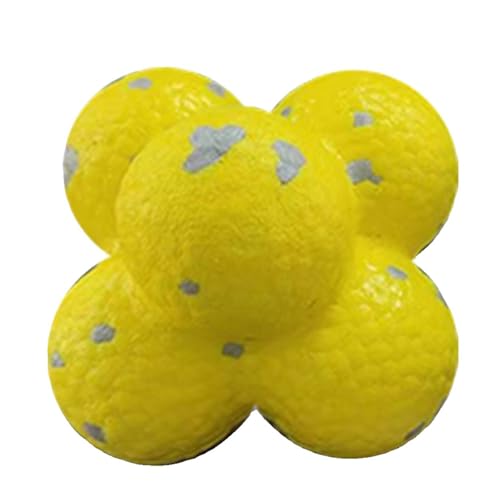 WUUISDNX Robustes und langlebiges Haustierballspielzeug zur Verhinderung von Einsamkeit. Der Ball kann in alle Richtungen springen. TPR Spielzeug in Popcornform WUUISDNX Robustes und langlebiges Haustierballspielzeug zur Verhinderung von Einsamkeit. Der Ball kann in alle Richtungen springen. TPR Spielzeug in Popcornform von WUUISDNX