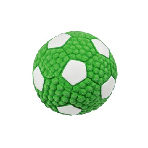 WUUISDNX Sicheres und ungiftiges Hundespielzeug, langlebiger Gummiball für Hunde, interaktives und quietschendes interaktives Hundespielzeug, großes Hundespielzeug, grüner Fußball WUUISDNX Sicheres und ungiftiges Hundespielzeug, langlebiger Gummiball für Hunde, interaktives und quietschendes interaktives Hundespielzeug, großes Hundespielzeug, grüner Fußball von WUUISDNX