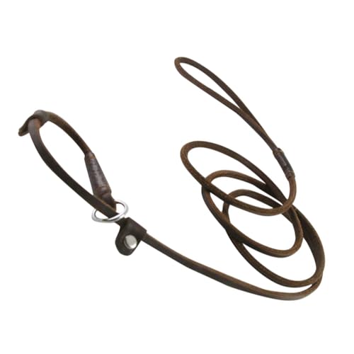 WUUISDNX Stilvolle Hundeleine aus Leder, bequem und zuverlässig, 150 cm Länge, geeignet für alle Hunderassen, Hundezubehör, Hundeleine WUUISDNX Stilvolle Hundeleine aus Leder, bequem und zuverlässig, 150 cm Länge, geeignet für alle Hunderassen, Hundezubehör, Hundeleine von WUUISDNX