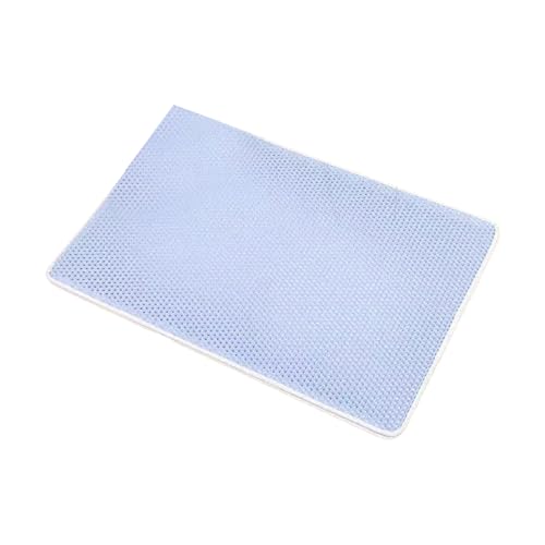WUUISDNX Tragbare und praktische Katzentoilettenmatte für vielbeschäftigte Katzenbesitzer. Praktische und tragbare doppellagige Katzentoilettenmatte aus Kunststoff, Blau WUUISDNX Tragbare und praktische Katzentoilettenmatte für vielbeschäftigte Katzenbesitzer. Praktische und tragbare doppellagige Katzentoilettenmatte aus Kunststoff, Blau von WUUISDNX