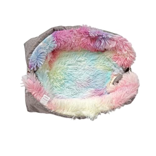 WUUISDNX Winter Haustierbett – Haustier warm und gemütlich, ganzjährig, langlebig und langlebig, Plüsch Katze, Hundebett, Kissen, Katzenbett, Haustiermatte, Buntes Rosa WUUISDNX Winter Haustierbett – Haustier warm und gemütlich, ganzjährig, langlebig und langlebig, Plüsch Katze, Hundebett, Kissen, Katzenbett, Haustiermatte, Buntes Rosa von WUUISDNX
