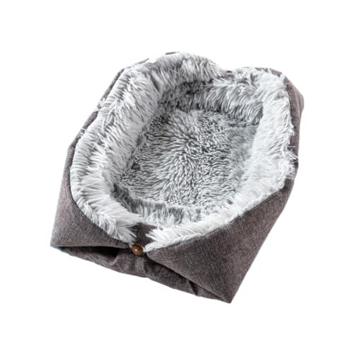 WUUISDNX Winter Haustierbett – Haustier warm und gemütlich, ganzjährig, langlebig und langlebig, Plüsch Katze, Hundebett, Kissen, Katzenbett, Haustiermatte, Hellgrauer Plüsch WUUISDNX Winter Haustierbett – Haustier warm und gemütlich, ganzjährig, langlebig und langlebig, Plüsch Katze, Hundebett, Kissen, Katzenbett, Haustiermatte, Hellgrauer Plüsch von WUUISDNX