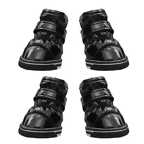 Atmungsaktive PU Hund Stiefel Wärme Zum Schutz Pfote Hund Booties Hund Schuhe Für Winter Warme Fleece Riemen Rutschfeste Hund Schnee Stiefel Für Große Hunde Atmungsaktive PU Hund Stiefel Wärme Zum Schutz Pfote Hund Booties Hund Schuhe Für Winter Warme Fleece Riemen Rutschfeste Hund Schnee Stiefel Für Große Hunde von WUURAA