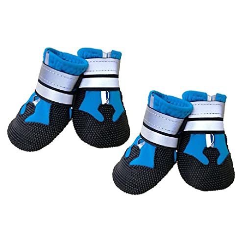 Hundestiefel Wasserdicht Hundeschuhe Reflektierende Streifen Rutschfeste Haustierschuhe Für Kleine Und Mittlere Hunde Indoor Outdoor Tragen Langlebige Wasserdichte Hundeschuhe Hundestiefel Wasserdicht Hundeschuhe Reflektierende Streifen Rutschfeste Haustierschuhe Für Kleine Und Mittlere Hunde Indoor Outdoor Tragen Langlebige Wasserdichte Hundeschuhe von WUURAA