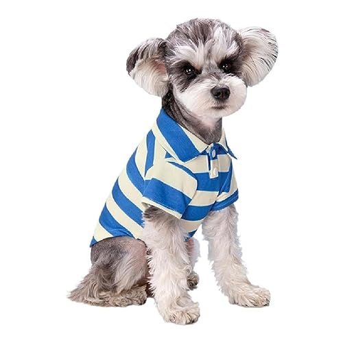 Kleine Hund Poloshirt Zwei-Bein-Casual Streifen Shirt Welpen Kostüm Sommer T-Shirt Mode Kleidung Für Bichon FrenchBull Hund Haustier Poloshirt Streifen Haustier Shirt Haustiere Mode Kleidung Kleine Hund Poloshirt Zwei-Bein-Casual Streifen Shirt Welpen Kostüm Sommer T-Shirt Mode Kleidung Für Bichon FrenchBull Hund Haustier Poloshirt Streifen Haustier Shirt Haustiere Mode Kleidung von WUURAA