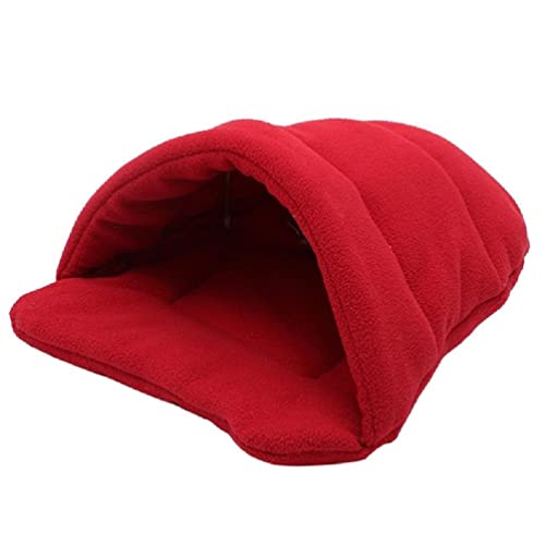 Kleines Haustier-Winterbett, warmes Plüschnest, Zubehör für Hamster, Igel, Schlange, Eidechse, gemütliches Heimbett, Hamster, Höhle, Betten, Versteck für Kleintiere, Hamster Kleines Haustier-Winterbett, warmes Plüschnest, Zubehör für Hamster, Igel, Schlange, Eidechse, gemütliches Heimbett, Hamster, Höhle, Betten, Versteck für Kleintiere, Hamster von WUURAA