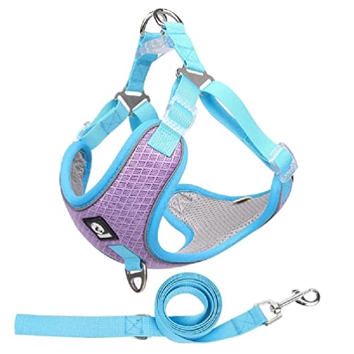 Pet Chest Strap Vest Type Dog Strap Small Dog Rope Outdoor Reflective Breathable Dog Traction Rope Dog Collar Seat Belts Traction Rope Dog Traction Rope Leash von WUURAA