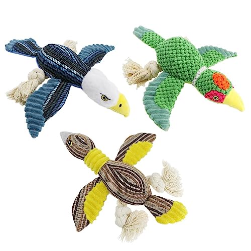 WUURAA 3Pcs Interaktive Gefüllte Hund Spielzeug Set Für Langeweile Quietschen Kauspielzeug Zähne Sauber Gefüllte Hund Spielzeug WUURAA 3Pcs Interaktive Gefüllte Hund Spielzeug Set Für Langeweile Quietschen Kauspielzeug Zähne Sauber Gefüllte Hund Spielzeug von WUURAA