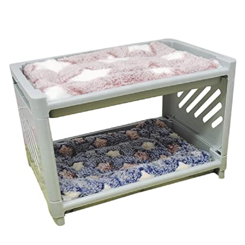 WUURAA Atmungsaktiver Sommer Hamster Eichhörnchen Ecke Etagenbett Lebensraum Für Zucker Glider Multi Farbe Design Hamster Frettchen Zubehör Etagenbett Rosa WUURAA Atmungsaktiver Sommer Hamster Eichhörnchen Ecke Etagenbett Lebensraum Für Zucker Glider Multi Farbe Design Hamster Frettchen Zubehör Etagenbett Rosa von WUURAA