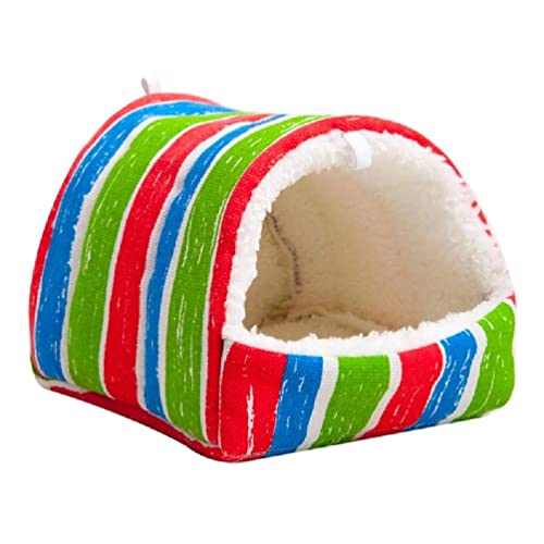 WUURAA Mini-Hauskäfig Haustiere Igel Kaninchen Holländisches Hamsternest Warme Matte Versteck Lebensraum Kleintier Schlafbett Bequemes Haustier Plüsch Schlafbett Hamsternest Kaninchen Igel Habitat WUURAA Mini-Hauskäfig Haustiere Igel Kaninchen Holländisches Hamsternest Warme Matte Versteck Lebensraum Kleintier Schlafbett Bequemes Haustier Plüsch Schlafbett Hamsternest Kaninchen Igel Habitat von WUURAA