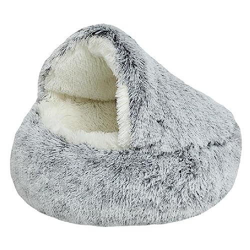 Winter Für Katze/Hund Rest Bett Mit Verschleißfest Rutschfeste Unterseite Weichen Warm Haustier Schlafsack Faltbar Bequem Für Katze Katze Betten Für Indoor Katzen Höhle Waschbar Grau Grün Rosa Winter Für Katze/Hund Rest Bett Mit Verschleißfest Rutschfeste Unterseite Weichen Warm Haustier Schlafsack Faltbar Bequem Für Katze Katze Betten Für Indoor Katzen Höhle Waschbar Grau Grün Rosa von WUURAA