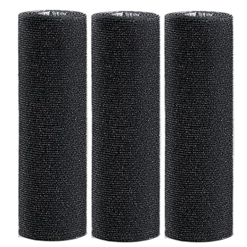 WUZILIN Katze Kratzmatte (Schwarz, 40 * 200cm 3er-Pack) - Selbstklebende Wand Scratcher für Katzen, Vielseitige Ersatz für Bäume, Möbel, Kratzbäume und Couch Schutz von WUZILIN