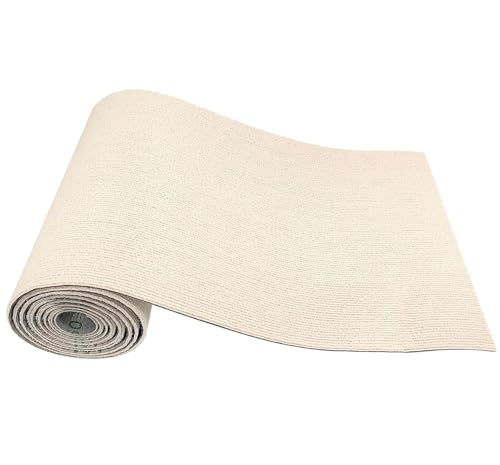 WUZILIN Katze Kratzmatte,Katze Wand Stracther, vielseitige Selbstklebende Ersatz einfache Verwendung für Katze Bäume, Katze Wand Möbel, Kratzbäume, und Couch Schutz (beige, 40 * 100cm 1Pack) von WUZILIN