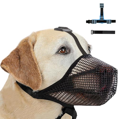 Maulkorb für Hunde, Maulkorb für Hunde (Schwarz, S) von WVWMYM