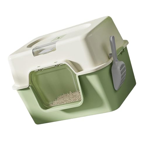 Geschlossene Katzentoilette für Katzen, glatte Oberflächen, groß, einfache Reinigung, mehrfarbig, eingeschlossen Geschlossene Katzentoilette für Katzen, glatte Oberflächen, groß, einfache Reinigung, mehrfarbig, eingeschlossen von WWHJR