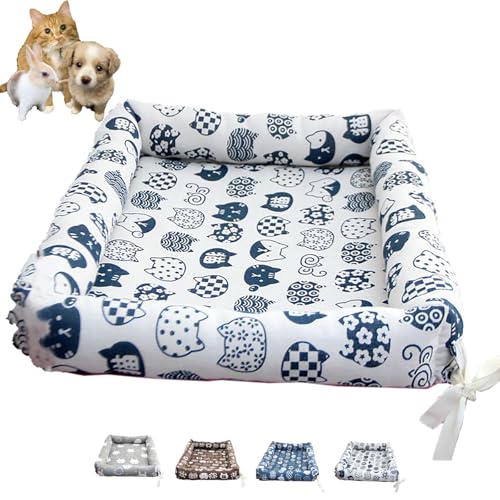 Katzenbett, Fixierbares Sommer-Haustierkäfig-Zubehör, Wasserdichtes Oxford-Tuch Für Katzen, Kleine Hunde Und Kaninchen,S, White Katzenbett, Fixierbares Sommer-Haustierkäfig-Zubehör, Wasserdichtes Oxford-Tuch Für Katzen, Kleine Hunde Und Kaninchen,S, White von WWPgetrich