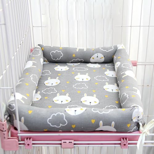 Katzenbett Für Den Sommer, Wasserdichtes, Fixierbares Haustierkäfigzubehör, Für Katzen, Kleine Hunde Und Kaninchen,S,Gray Katzenbett Für Den Sommer, Wasserdichtes, Fixierbares Haustierkäfigzubehör, Für Katzen, Kleine Hunde Und Kaninchen,S,Gray von WWPgetrich