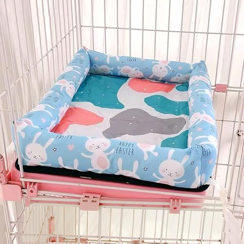 Katzenhängematte, Quadratisches, Wasserdichtes, Fixierbares Katzenbett, Mit Eispad, Haustierkäfigzubehör Für Katzen, Kleine Hunde Und Kaninchen,S, Blue B Katzenhängematte, Quadratisches, Wasserdichtes, Fixierbares Katzenbett, Mit Eispad, Haustierkäfigzubehör Für Katzen, Kleine Hunde Und Kaninchen,S, Blue B von WWPgetrich