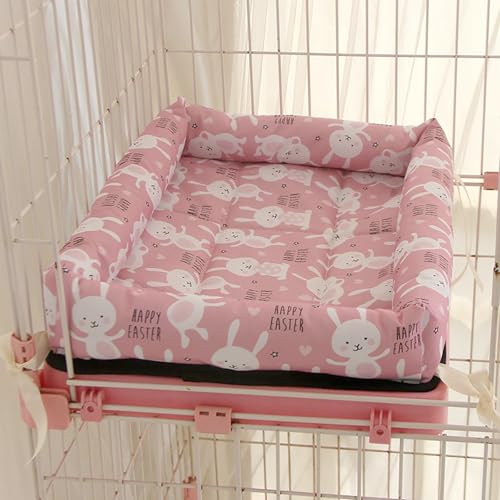 Katzenhängematte, Quadratisches, Wasserdichtes, Fixierbares Katzenbett, Mit Eispad, Haustierkäfigzubehör Für Katzen, Kleine Hunde Und Kaninchen,S,Pink A Katzenhängematte, Quadratisches, Wasserdichtes, Fixierbares Katzenbett, Mit Eispad, Haustierkäfigzubehör Für Katzen, Kleine Hunde Und Kaninchen,S,Pink A von WWPgetrich
