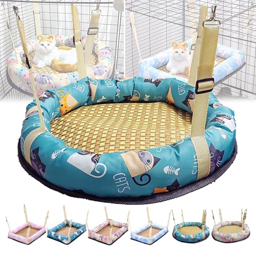 Katzenhängematte Für Den Sommer, Verstellbar, Zum Aufhängen, Für Katzenbetten Mit Doppeltem Verwendungszweck, Katzenkäfigzubehör Für Kleine Und Mittelgroße Katzen Und Hunde, Kaninchen Usw. Katzenhängematte Für Den Sommer, Verstellbar, Zum Aufhängen, Für Katzenbetten Mit Doppeltem Verwendungszweck, Katzenkäfigzubehör Für Kleine Und Mittelgroße Katzen Und Hunde, Kaninchen Usw. von WWPgetrich