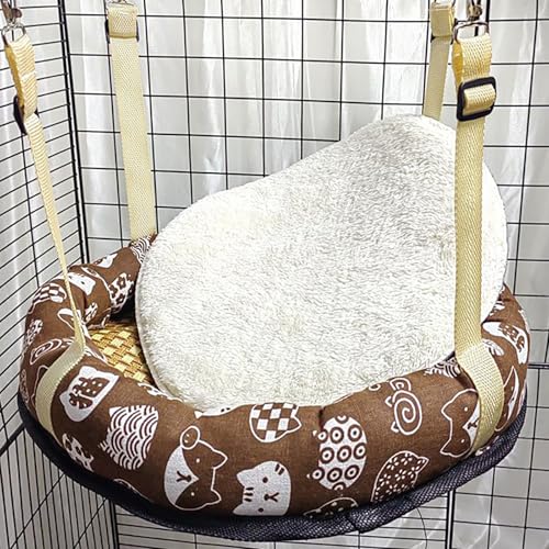 Katzenhängematten, Hängendes Katzenbett Mit Quadratischem/rundem Muster, Verstellbare Gurte Mit Metallhaken, Weiches, Wasserdichtes Katzenkäfigzubehör Für Katzen, Kleine Hunde Und Kaninchen Katzenhängematten, Hängendes Katzenbett Mit Quadratischem/rundem Muster, Verstellbare Gurte Mit Metallhaken, Weiches, Wasserdichtes Katzenkäfigzubehör Für Katzen, Kleine Hunde Und Kaninchen von WWPgetrich