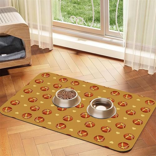 Buttered Bread Pet saugfähige Leder-Tischdecke, geeignet für Hunde oder Katzen von WXCJWD
