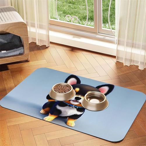 Card Love Fancy Puppy Pet saugfähige Leder-Tischdecke, geeignet für Hunde oder Katzen Card Love Fancy Puppy Pet saugfähige Leder-Tischdecke, geeignet für Hunde oder Katzen von WXCJWD
